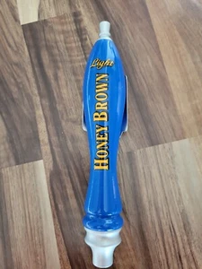 JW Dundee's MARRÓN MIEL Lager Ligero CERVEZA Manija de Grifo Madera Estilo PUB 12"" Alto - Imagen 1 de 3