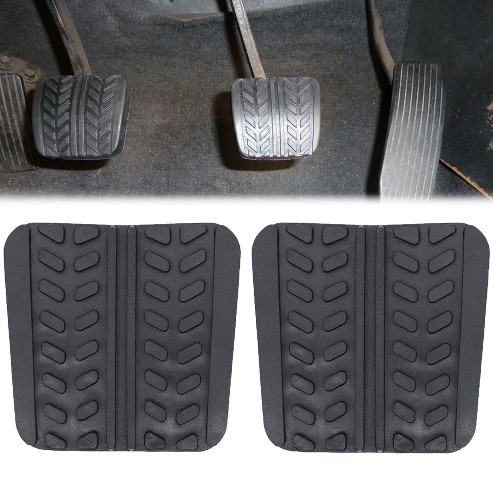 2Pcs Brake Clutch Pedal Pads Cover For Mazda RX-7 323 626 929 B-Series MPV RX-7 - Image 1 of 4