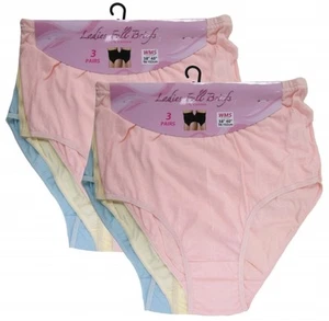 Maxi calzoncillos completos lisos para damas niñas Everyda Comfort 38""-40"" cadera - Imagen 1 de 1