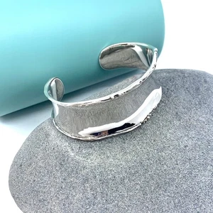 Silpada 925 Sterling Silber Walzrand Manschette Statement Armband B1435 - Bild 1 von 12