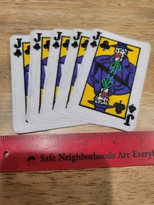1989 Batman - Joker Henchmen Aufnäher Patch (Brandneu) Five Card Spread - Bild 1 von 4