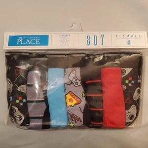 NEW The Children's Place boy 7 briefs size XS 4 video games gaming underwear - Picture 1 of 5