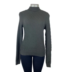 The Knotty Ones Damen Rollkragenpullover grün Struktur Strick Gr. S - Bild 1 von 8
