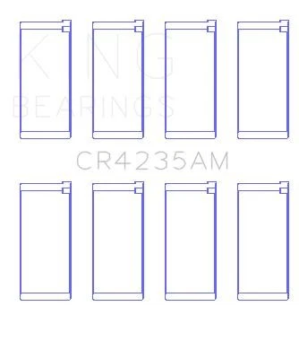 Juego de rodamientos de biela King Engine CR4235AM PARA HYUNDAI LANTRA 1600 Foto 1 de 4