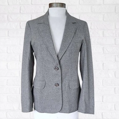 Chaqueta Blazer Vintage Oscar de la Renta Lana 2 Botones Talla 7/8 Pequeña Clásica  Foto 1 de 4