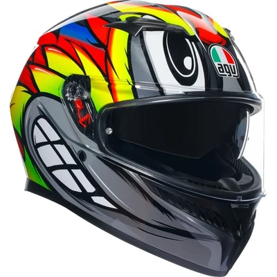 Casco AGV Helmets K3 - Birdy 2.0 - Gris/Amarillo/Rojo - Grande 2118381004012L Foto 1 de 4