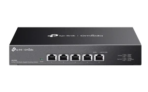 TP-Link Switching Hub 5 Ports, All Ports 10G Compatible, Omada Compatible DS105X - Afbeelding 1 van 6