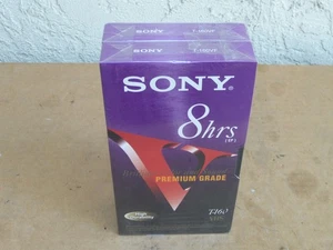 Sony V T-160 Premium Grade Videocassette for VHS VCRs New Pack of 2 - Picture 1 of 5