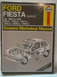 Haynes Ford Fiesta Gasolina Feb 1989- 1993 - Propietario Manual de Taller 616 - Imagen 1 de 6