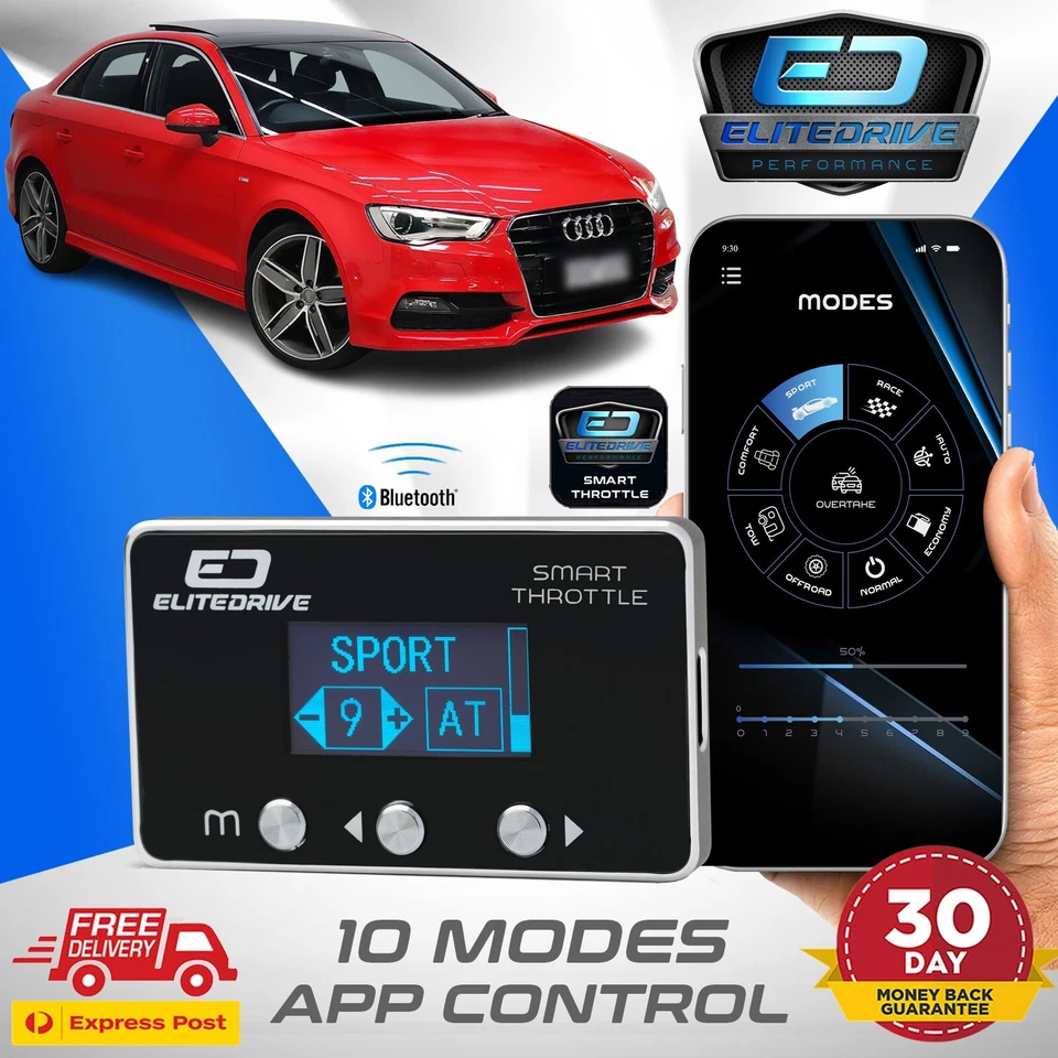 EliteDrive Smart Throttle Controller Fits Audi A3 2004 - 2023 - image 1 of 4