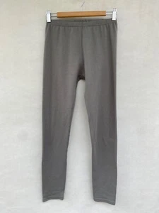 🍁 Kathmandu Altica Base Layer Thermals Womens Leggings Pants Solid Grey Size 10 - Picture 1 of 4