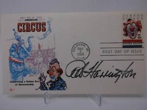 PAT HARRINGTON Autographed First Day of Issue Envelope