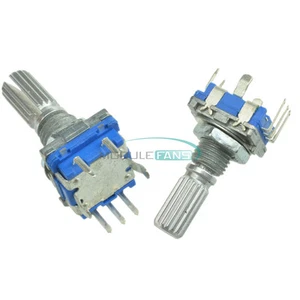 5/10 Stück 20 mm Drehgeber mit Schalter EC11 Audio Potentiometer Griff - Bild 1 von 19
