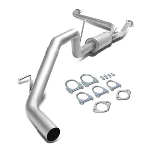 SISTEMA DE ESCAPE SILENCIADOR CATBACK SALIDA LATERAL DE ACERO INOXIDABLE PARA 04-15 NISSAN TITAN 5.6L - Imagen 1 de 6
