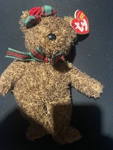 Ty Original Beanie Babies Collection Happy Holidays Teddy Bear 2004 - Picture 1 of 3