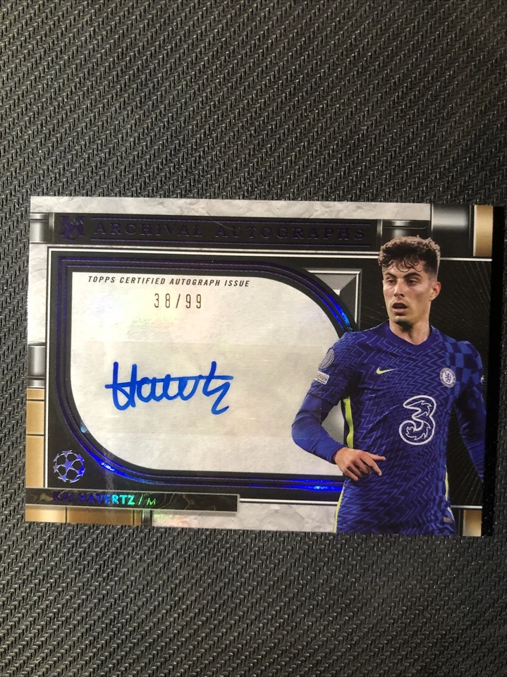 2021-22 Topps Museum Collection UCL Kai Havertz archival auto /99 - Image 1 of 2
