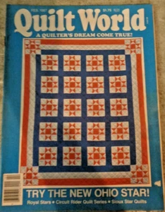 QUILT WORLD MAGAZINE FEBRUARY 1987 TRY THE NEW OHIO STAR +++ - Picture 1 of 1