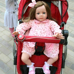 US 24" Realistic Reborn Doll Toddler Girl Dolls Vinyl Silicone Newborn Xmas Gift - Picture 1 of 7