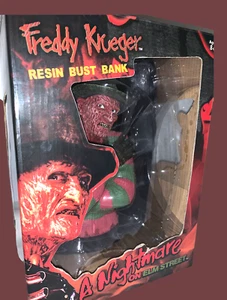 Nightmare on Elm Street Freddy Krueger Resin Bust Bank NEW - Picture 1 of 12
