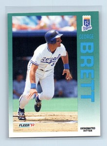 1992 Fleer George Brett Kansas City Royals #154