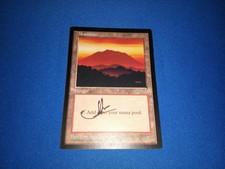 MTG Magic Mountain Signed Artist Proof X1 Mirage John Avon