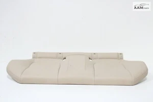 2017-2019 JAGUAR XE REAR 2ND SECOND ROW LOWER SEAT CUSHION LEATHER BEIGE OEM - Picture 1 of 6