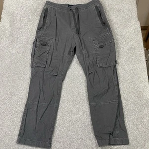 Abercrombie Fitch Joggers Pants Mens M (32x27.5) Cargo Y2K Style Elastic Waist - Picture 1 of 12