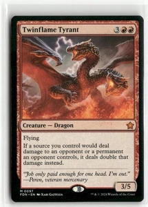 Twinflame Tyrant Foundations MTG NM - Picture 1 of 2