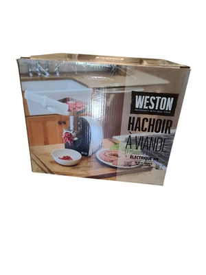 Weston No. 5 Электрическая мясорубка и начинка для колбасы - белый (82-0301-W) - Изображение 1 из 3