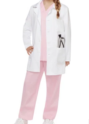 Abrigo de laboratorio y exfoliante médico con estetoscopio disfraz infantil por Spirit talla: grande 12-14 Foto 1 de 4