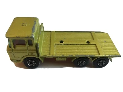 VINTAGE LESNEY MATCHBOX SUPERFAST GREEN DAF GIRDER TRUCK No 58 - Image 1 of 4