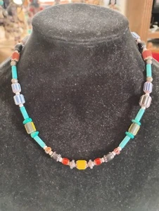 Indianer Halskette von Robert Crying Red Bear - Bild 1 von 4