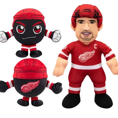 Bleacher Creatures Detroit Red Wings Bundle: Steve Yzerman & Red Wings Puck Cover