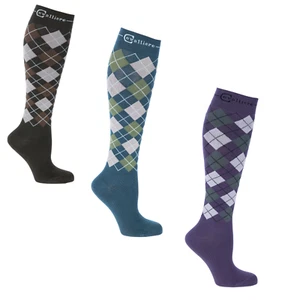 Covalliero Karo Reitstrümpfe Thermo Pro Kniestrümpfe Gr. 37-39  H/W 23 - Bild 1 von 4