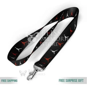 Jordan Lanyard for keys Keychain Lanyard for keychain Jordan Keychain Key rings - Picture 1 of 4