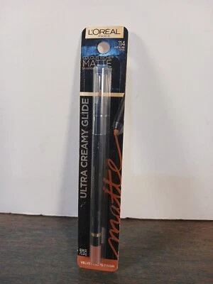 Loreal Paris Ultra Creamy Glide Velvet Matte Finish Lip Liner 114 Matte-ing Call - Image 1 of 4