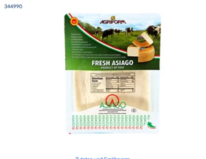 Gran Cocina Kaiku Asiago Jung 44 % Fett - 1 x 500 g Packung - Bild 1 von 5