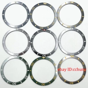 38mm black green blue ceramic luminous watch bezel insert for 40mm watches - Picture 1 of 20