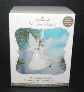 HALLMARK Wonder & Light ~ WHIMSICAL ANGEL 2011 Twinkle Light Effect - Free Ship! - Picture 1 of 7
