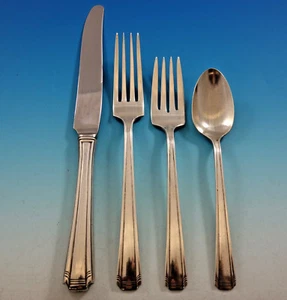 John and Priscilla by Westmorland Sterling Silver Flatware Set Service 27 pcs - Picture 1 of 6