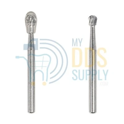 FG6 Round Dental Burs, 19mm (Pack of 20), Carbide for High Speed Handpiece - Image 1 of 3