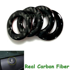 Real Carbon Fiber Interior Door Pins Lock Ring Trim Fits 16-21 X253 GLC300 GLC43
