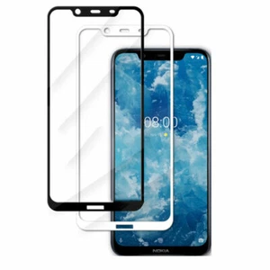 Lote Nuevo de Películas Protectoras de Pantalla de Vidrio Templado Cubierta Completa para Nokia 8.1 - Imagen 1 de 8