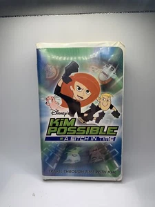 Disney's Kim Possible - A Sitch In Time 2004 VHS Cartoon Clamshell Case RARE OOP - Picture 1 of 5