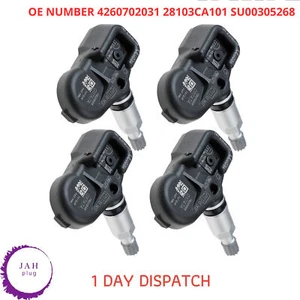 4X TPMS TYRE PRESSURE SENSOR MONITORING SYSTEM FOR TOYOTA YARIS LEXUS 4260702031 - Picture 1 of 9