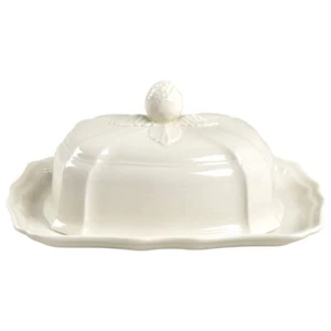 VILLEROY & BOCH ~ "MANOIR" ~ VITRO PORCELAINE ~ BUTTERDOSE MIT DECKEL ~ LUXEMBURG - Bild 1 von 8