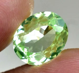 4.50 CT Natürlich Grün Peridot Ovale Form VVS Pak Edelstein Agl Zertifiziert - Bild 1 von 6