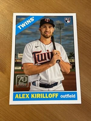 2021 Topps Series 2 70 Years of Topps Alex Kirilloff RC #70YT-16 Minnesota Twins - Image 1 of 2