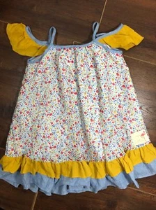 Rosa Flamenco Size 4 Floral Girls Dress, EUC! - Picture 1 of 6