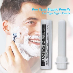3PCS Pen Type Styptic Pencils Set Bloodstone Stops Cuts Bleeding Shaving G6K5 - Picture 1 of 6